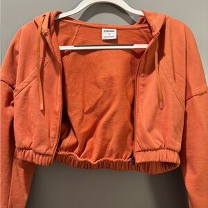 Gymshark x KKFIT Orange Cropped Jacket